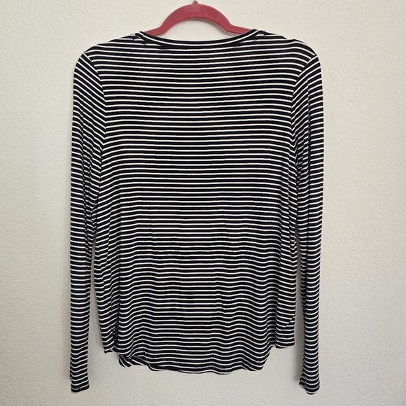 NEW Aeropostale Long Sleeve Seriously Soft Striped Crew T-Shirt Tee Medium - Picture 6 of 6
